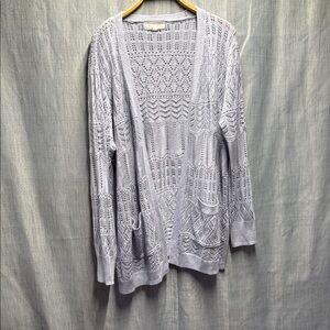 🚩 Wild skye blue Women's Light Knit Sweater size XXL